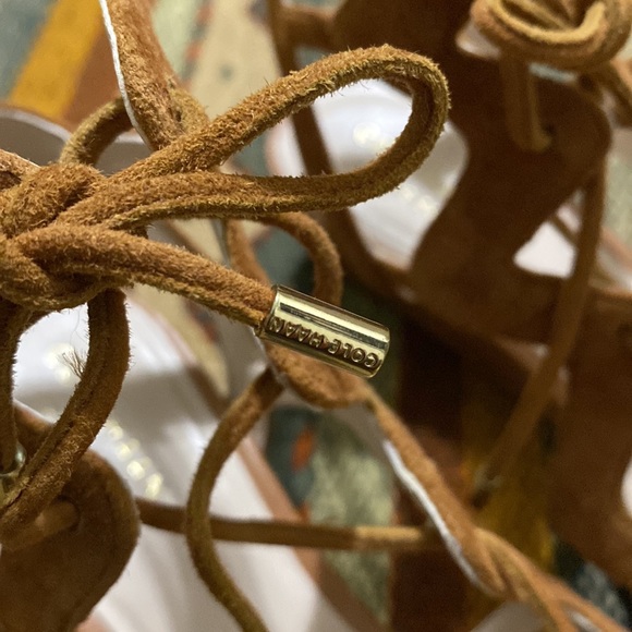 Cole Haan Grand OS Vable Wedge Women’s 6.5B Tan Suede - Picture 12 of 12